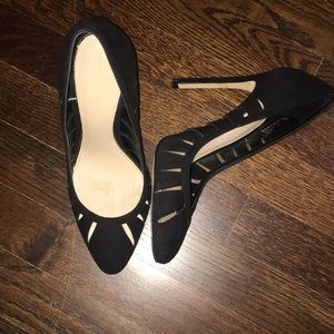Zara high heeled pumps with cut outs size 7.5
